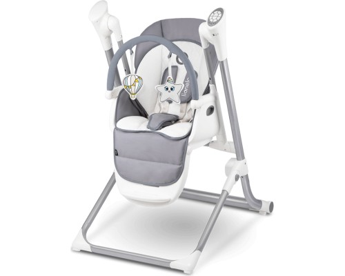 Стілець для годування Lionelo 2 в 1 Lionelo Niles Grey (LO-NILES GREY)