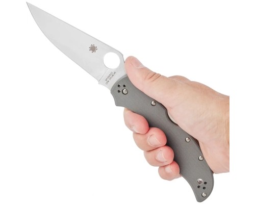 Ніж Spyderco Strech 2 XL Cru-Wear Grey (C258GPGYCW)