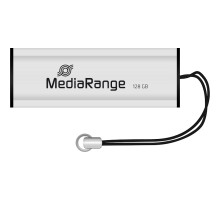 USB флеш накопичувач Mediarange 128GB Black/Silver USB 3.0 (MR918) 