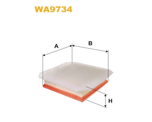Повітряний фільтр для автомобіля Wixfiltron WA9734