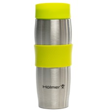 Термокружка Hölmer Elegance Сталева/Жовта (TC-0380-SG Elegance)