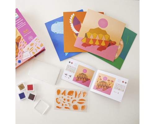 Набір для творчості Djeco Тварини і візерунки зі штампами (DJ08966)