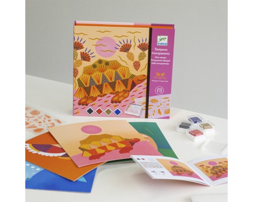 Набір для творчості Djeco Тварини і візерунки зі штампами (DJ08966)