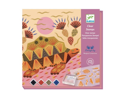 Набір для творчості Djeco Тварини і візерунки зі штампами (DJ08966)