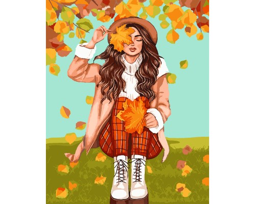 Картина по номерам Santi Осіння прогулянка 40*50 см (954690)