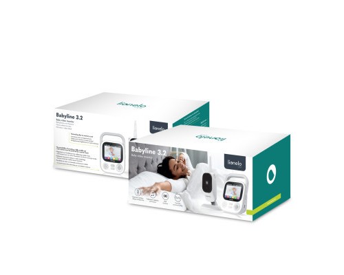 Відеоняня Lionelo BabyLine 3.2 white (LOC-BABYLINE 3.2 WHITE)
