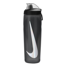 Пляшка для води Nike Refuel Bottle Locking Lid 24 OZ антрацит, чорний, сріблястий 709 мл N.100.7668.054.24 (887791747556)