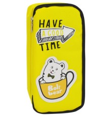 Пенал Cool For School 1 відділення Жовтий (B-8691-yellow)