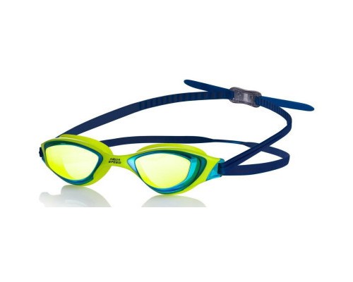Окуляри для плавання Aqua Speed Xeno Mirror 195-30 6998 салатовий, синій OSFM (5908217669988)