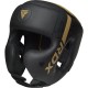 Боксерський шолом RDX F6 KARA Matte Golden L (HGR-F6MGL-L)