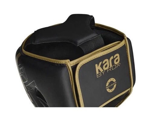 Боксерський шолом RDX F6 KARA Matte Golden L (HGR-F6MGL-L)