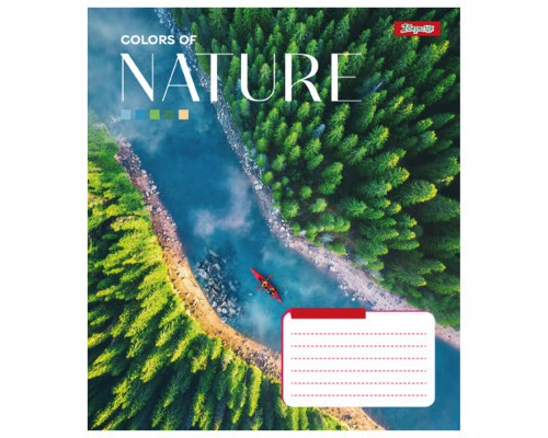 Зошит 1 вересня А5 1В Colors of nature 48 аркушів лінія (767378)