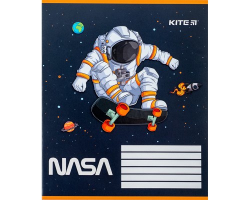 Зошит Kite NASA 12 аркушів, коса лінія (NS24-235)