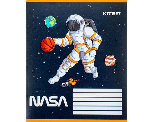 Зошит Kite NASA 12 аркушів, коса лінія (NS24-235)