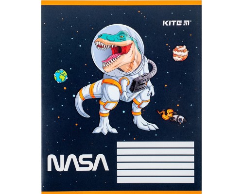 Зошит Kite NASA 12 аркушів, коса лінія (NS24-235)