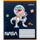 Зошит Kite NASA 12 аркушів, коса лінія (NS24-235)