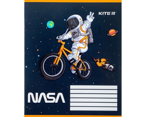 Зошит Kite NASA 12 аркушів, коса лінія (NS24-235)