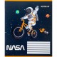 Зошит Kite NASA 12 аркушів, коса лінія (NS24-235)