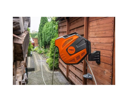 Шланг для поливу Neo Tools на автоматичній котушці, 20м+2м, 1/2