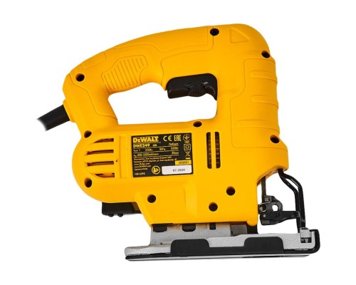 Електролобзик DeWALT 550 Вт, 500 - 3200 хід/хв, 2.4 кг (DWE249)