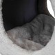 Дряпка (кігтеточка) для котів Trixie у вигляді ролу з лежаком 27*39 см сіра (4047974431191)