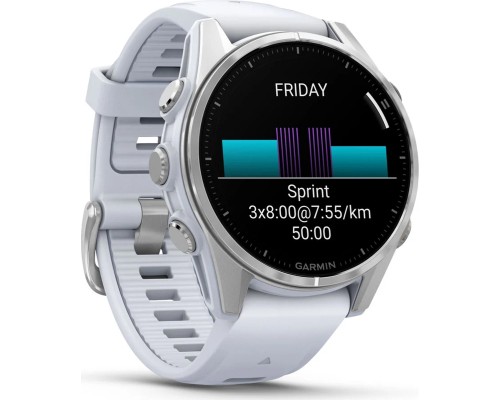 Смарт-годинник Garmin fenix 8 43mm, AMOLED, Glass, BareSS/Whitestone, WhitestoneBn (010-02903-00)