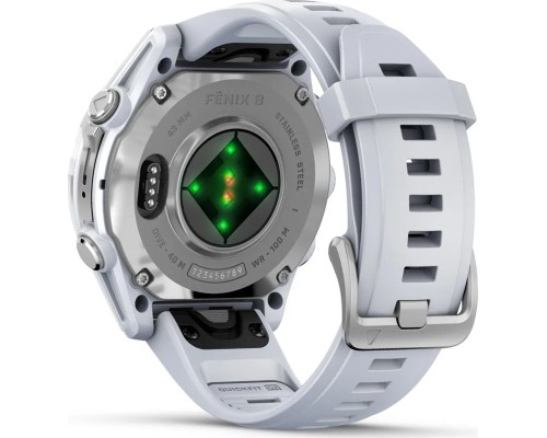Смарт-годинник Garmin fenix 8 43mm, AMOLED, Glass, BareSS/Whitestone, WhitestoneBn (010-02903-00)