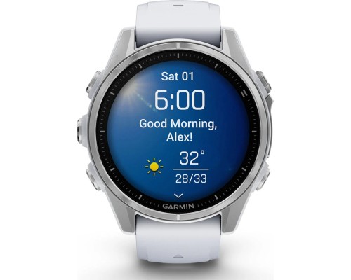 Смарт-годинник Garmin fenix 8 43mm, AMOLED, Glass, BareSS/Whitestone, WhitestoneBn (010-02903-00)