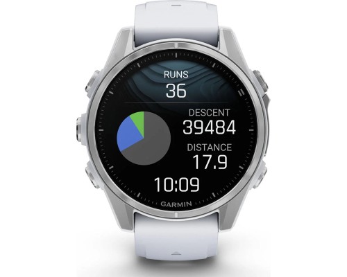 Смарт-годинник Garmin fenix 8 43mm, AMOLED, Glass, BareSS/Whitestone, WhitestoneBn (010-02903-00)
