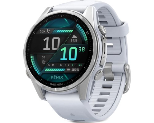 Смарт-годинник Garmin fenix 8 43mm, AMOLED, Glass, BareSS/Whitestone, WhitestoneBn (010-02903-00)