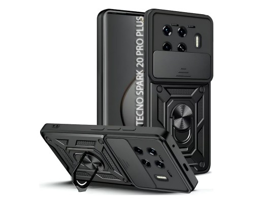 Чохол до мобільного телефона BeCover Military Tecno Spark 20 Pro Plus (KJ7) Black (712169)