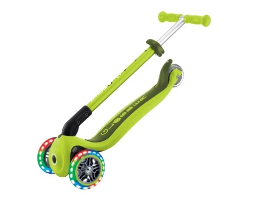 Самокат Globber Primo Foldable Lights колеса з підсвіткою до 50 кг 3+ Зелений (432-106-3)