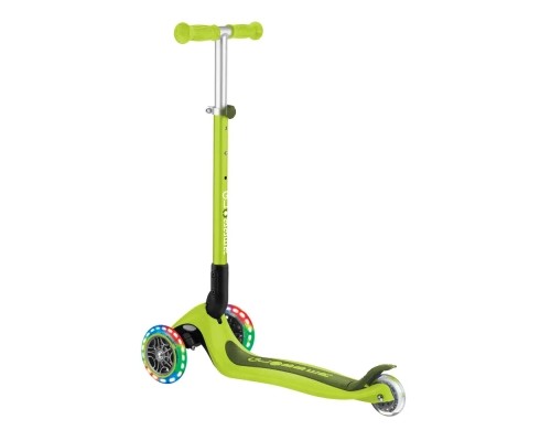 Самокат Globber Primo Foldable Lights колеса з підсвіткою до 50 кг 3+ Зелений (432-106-3)