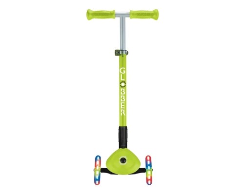 Самокат Globber Primo Foldable Lights колеса з підсвіткою до 50 кг 3+ Зелений (432-106-3)
