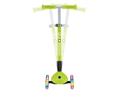 Самокат Globber Primo Foldable Lights колеса з підсвіткою до 50 кг 3+ Зелений (432-106-3)