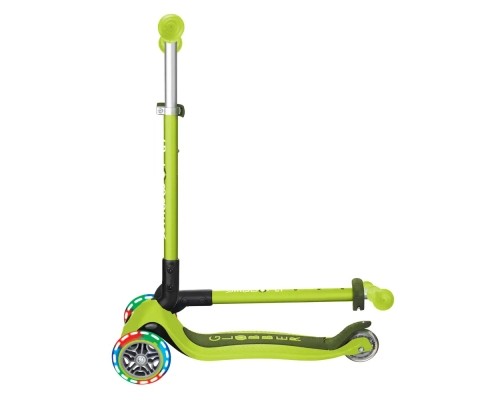 Самокат Globber Primo Foldable Lights колеса з підсвіткою до 50 кг 3+ Зелений (432-106-3)