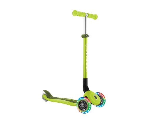 Самокат Globber Primo Foldable Lights колеса з підсвіткою до 50 кг 3+ Зелений (432-106-3)