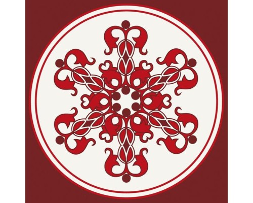 Картина по номерам ArtCraft Круглий орнамент 30х30 см (13043-AC)