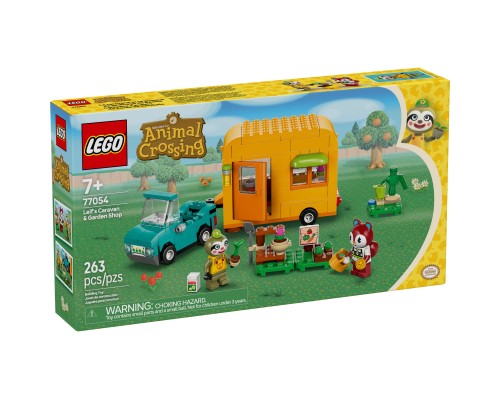 Конструктор LEGO Animal Crossing Садова крамниця і караван, що належать Leif (77054)
