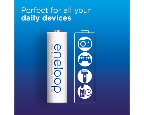 Акумулятор Panasonic AA Eneloop 2000mAh NI-MH * 4 + Сase (BK-3MCDEC4CP)