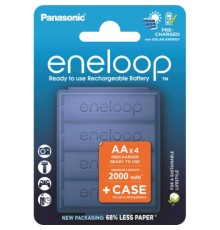 Акумулятор Panasonic AA Eneloop 2000mAh NI-MH * 4 + Сase (BK-3MCDEC4CP)