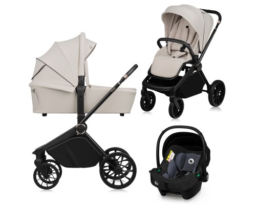 Коляска Lionelo 2 в 1 Mika Plus Beige Sand (LO-MIKA PLUS 2IN1 BEIGE SAND)