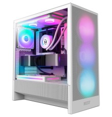 Корпус NZXT H5 Flow RGB Compact All White (CC-H52FW-R1)