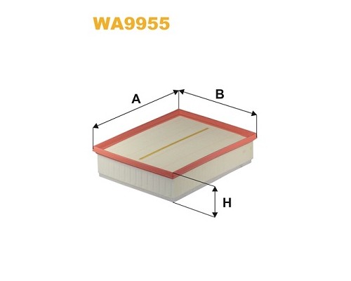 Повітряний фільтр для автомобіля Wixfiltron WA9955