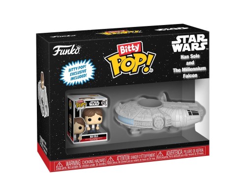 Фігурка Funko Pop набір Bitty Pop! Ride - Хан Соло й Тисячолітній сокіл (83623)