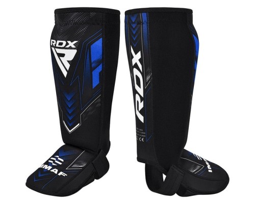 Захист гомілки і стопи RDX Neoprene Shin Instep IMMAF-1-Blue L (SGN-IMF-1U-L)