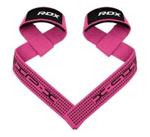 Кистьові лямки RDX S4 Gym Cotton Gel Straps Pink Plus (WAC-S4P+)