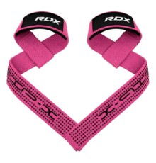 Кистьові лямки RDX S4 Gym Cotton Gel Straps Pink Plus (WAC-S4P+)