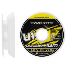 Флюорокарбон Favorite U1 FC 10m 1.5/0.205mm 6.4lb/2.89kg (1693.11.77)