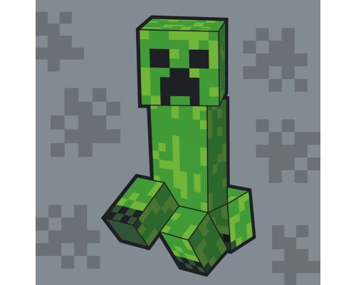 Картина по номерам Santi Майнкрафт Кріпер 25*25см полотно кольорове (955024)